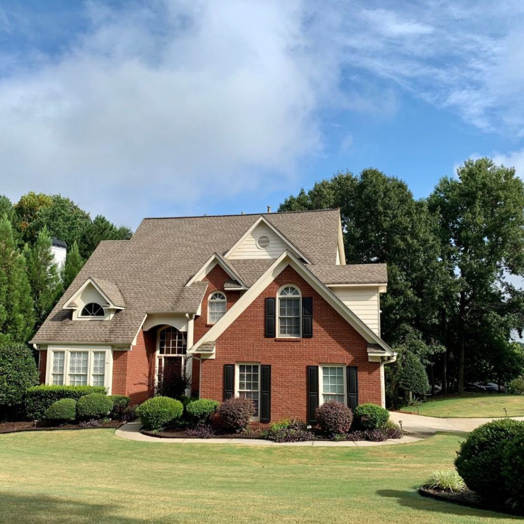 red brick house